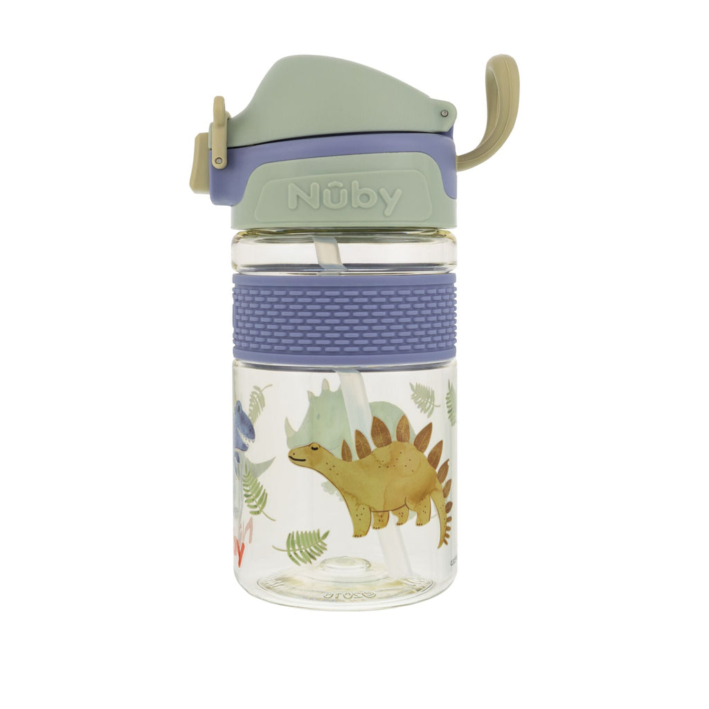 Thirsty Kids Flip-It BOLT Water Bottle | Dinosaurs